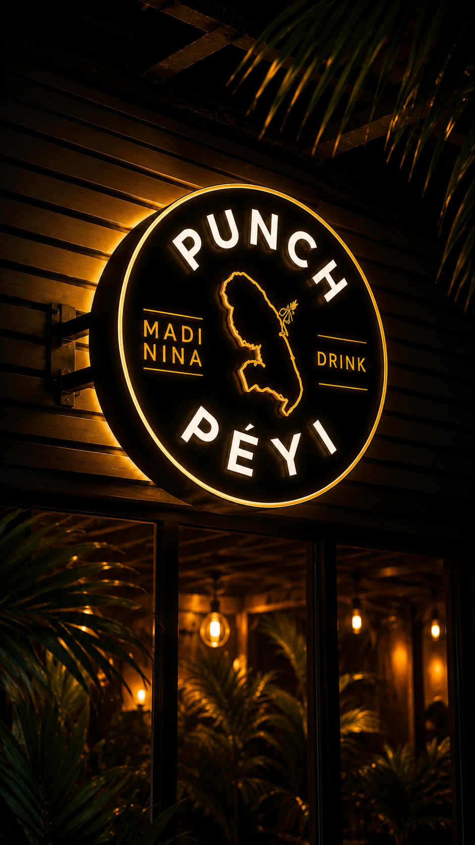 Enseigne circulaire Punch Péyi